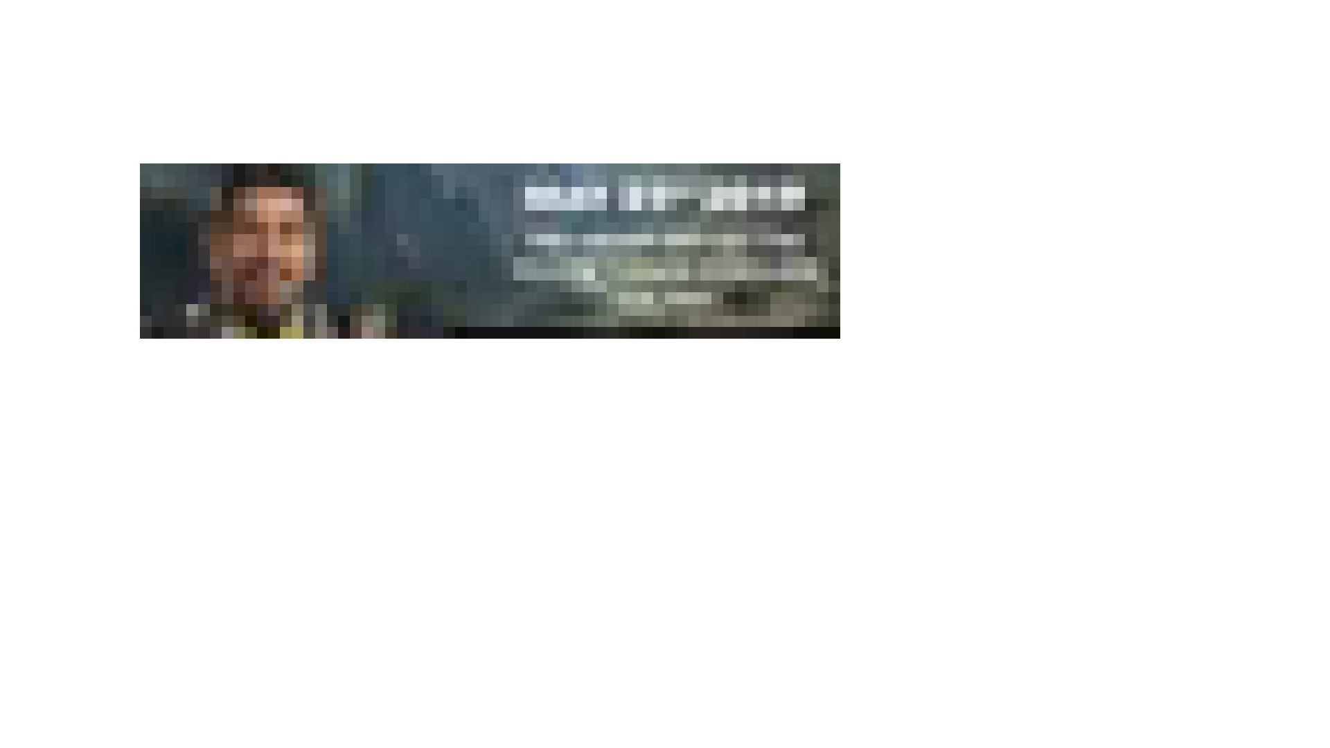 Zoomed-in 114x64 image with only Liu Bei's face and center text